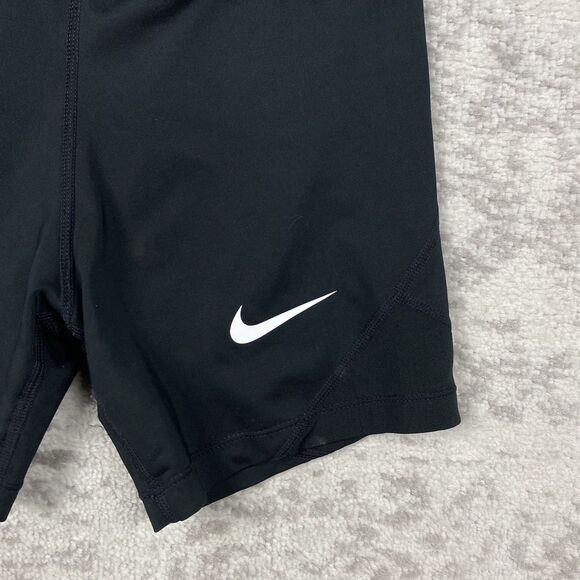 Nike Pro Shorts Black Womens 3” Drifit Workout Shorts Spandex Size Small - Picture 3 of 4